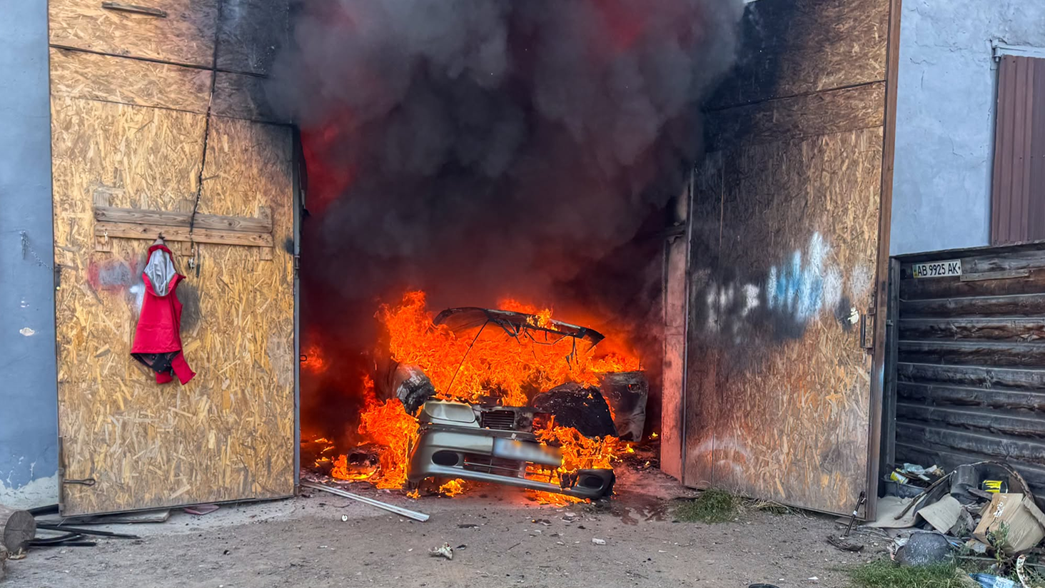Загорівся автомобіль у Городківці