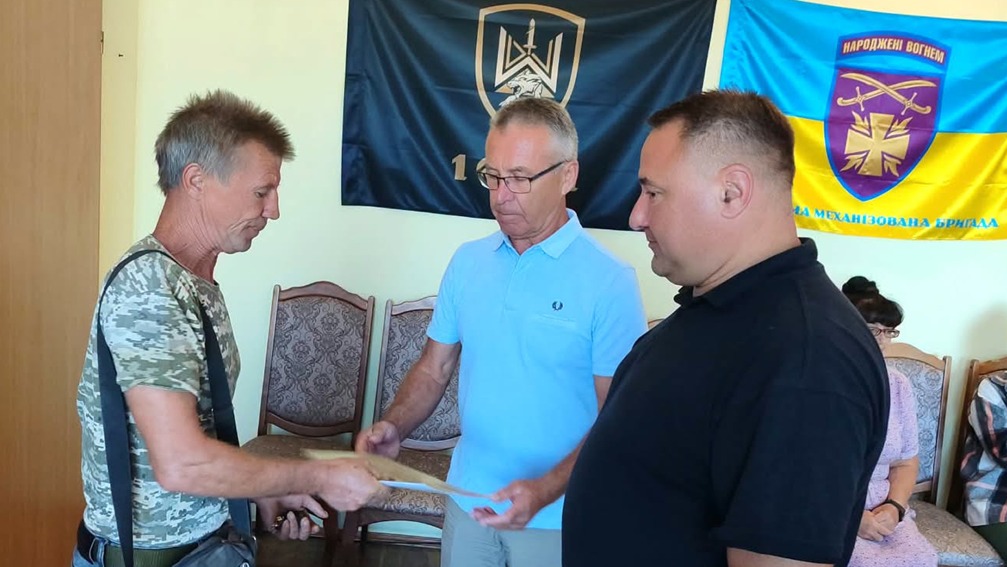 Відзнакою «За поранення» нагородили трьох захисників із Тульчинської громади