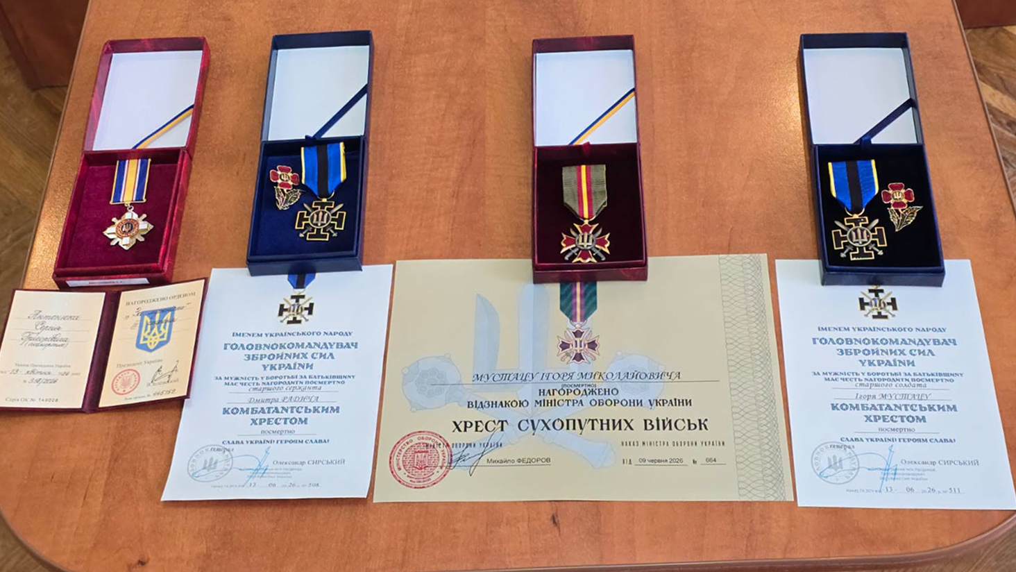 Героїв посмертно нагородили державними відзнаками